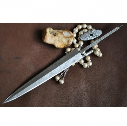 Damascus Blank Blade - Double Edge