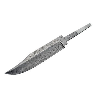Damascus Clip Point Hunter Knife Blade