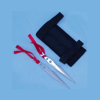 2-Pcs kunai Ninja Throwing Knives Set