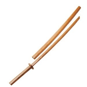 Bokken With Wood Scabbard