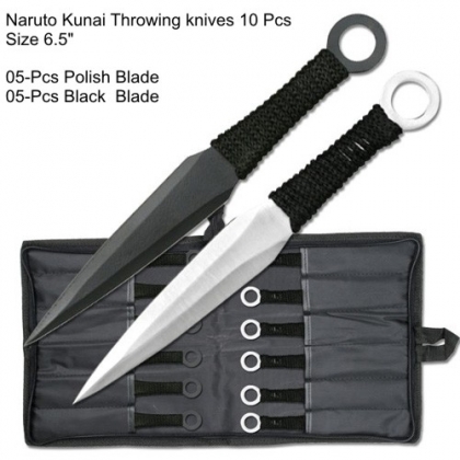 Naruto Kunai Throwing knives Set of 10 Pcs