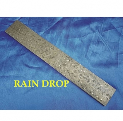 RAIN DROP design Damascus steel construction