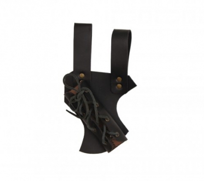 Leather Sword Frog Hooks Through Belt