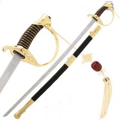CSA Cavalry Sword Civil War Officer Gold