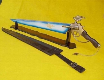 Final Fantasy-Lionheart Winged Gunblade of Squall Sword