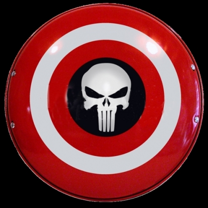 Captain America And Punisher Shield