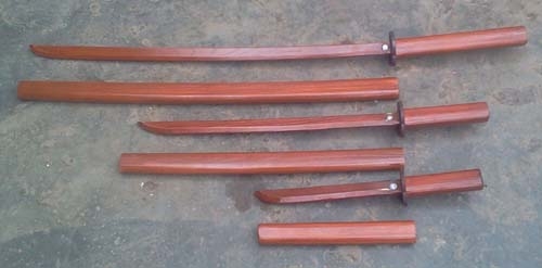 Bokken With Wood Scabbard image 2