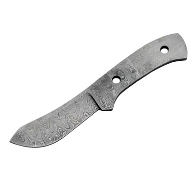 Damascus Skinner Knife Blade