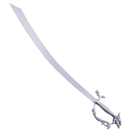 Belly Dance Dragon Scimitar Sword Silver Handle