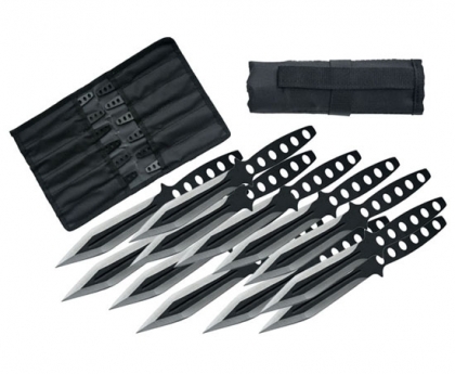 12-Pcs Streak Throwing Knives Set