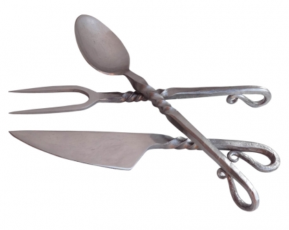 Hand Forged Twisted Table Cutlery Set