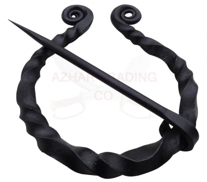 Hand Forged Twisted Ring Clasp