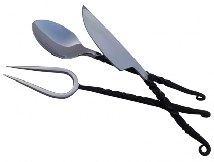 Hand Forged Twisted Table Cutlery Set
