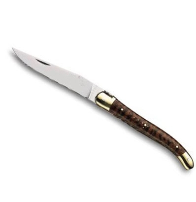 Laguiole Knife Single Blade Wood Handle