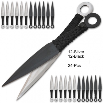 Naruto Kunai Throwing knives 24 Pcs