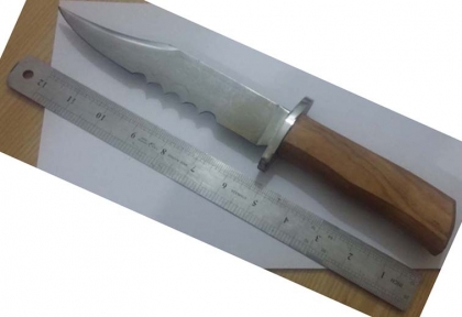 Rubys replica demon killing knife from the TV series Supernatural Wooden Handle