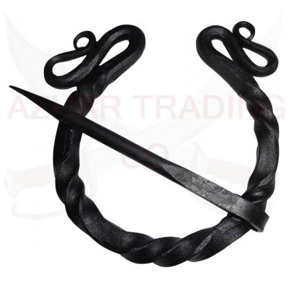 Hand Forged Twisted Ring Clasp
