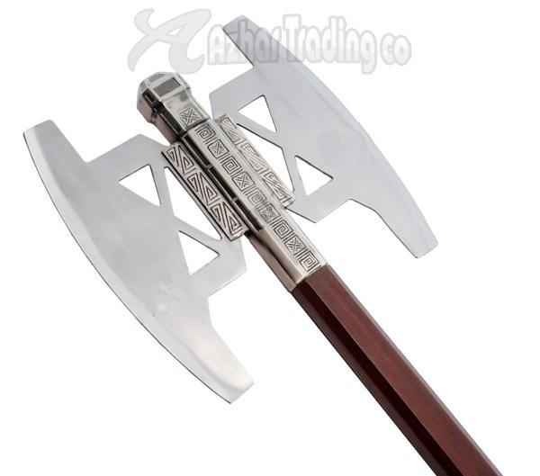 Movie Gimli Axe Silver Finish image 2