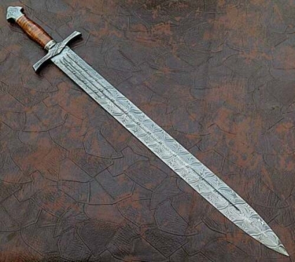 Damascus Steel Sword Full Tang
