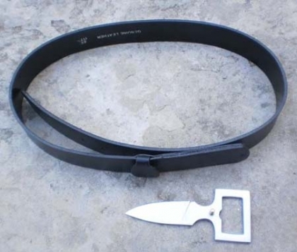 Knife Buckle Belt