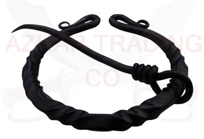 Hand Forged Twisted Ring Clasp