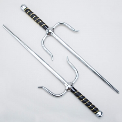 Metal Chrome Round Sai