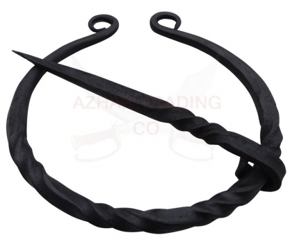 Hand Forged Twisted  Ring Clasp