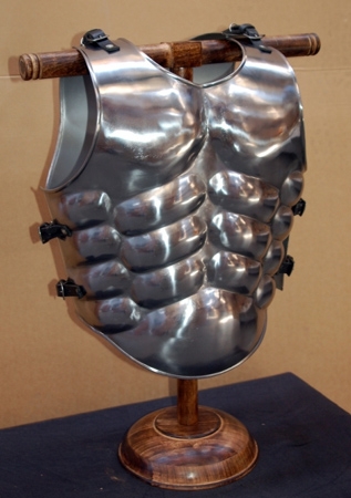 Adult Muscular Cuirass Silver image 2