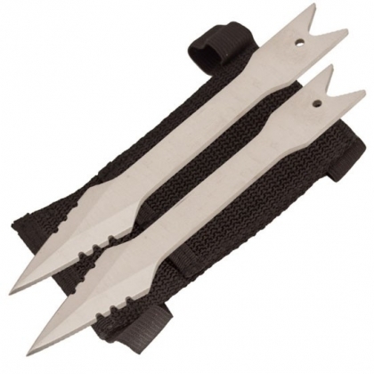 2-Pcs Arrowhead Wrist Throwing Knives Set