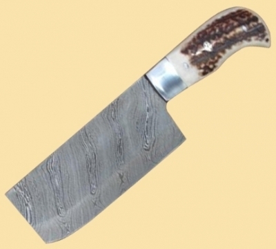 Handmade Chef knife Damascus steel 2.5 inch wide blade
