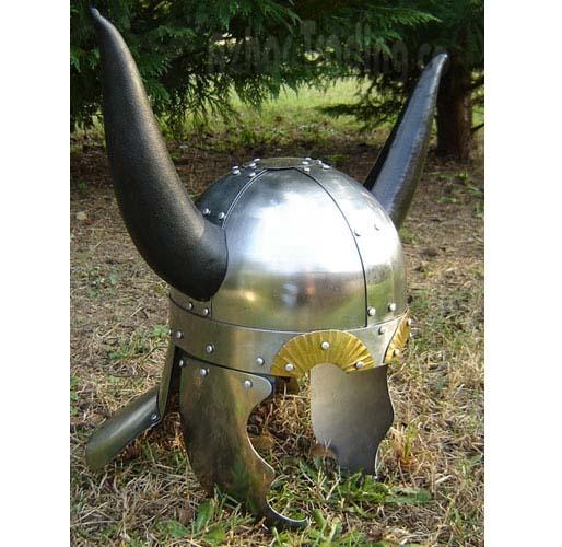 Horned Viking Helmet image 2