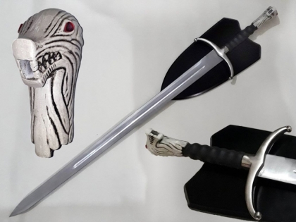 Dire Wolf Knight Watch White Claw Sword