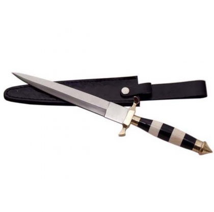 BLACK/WHITE COMMANDO KNIFE