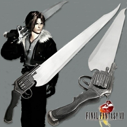 Final Fantasy-VIII Squall leonhart Gun Blade Sword