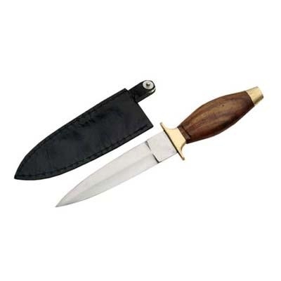 Wood Handle Boot Knife
