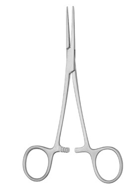 CRILE HEMOSTAT SERRATED CURVED-STRAIGHT