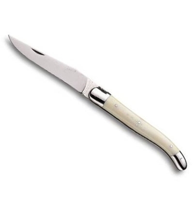 Laguiole Knife Single Blade Bone Handle