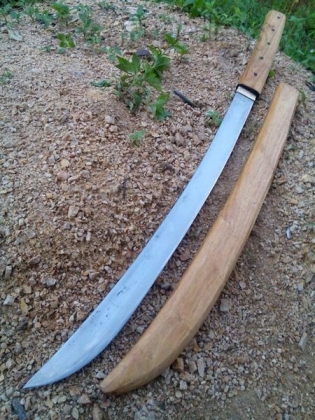 Musashi wood Shirasaya Kaatana Sword