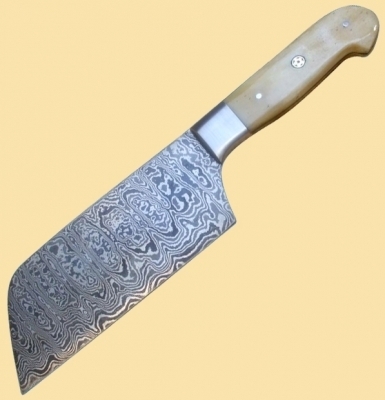Damascus Kitchen Cleaver