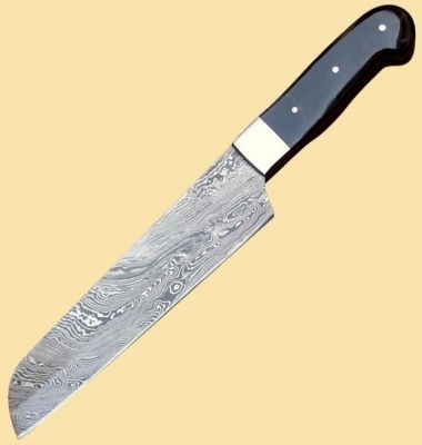 Damascus Chef Knife Wood Handle