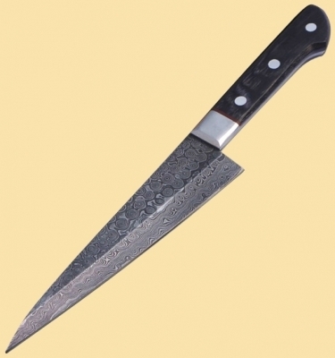 Damascus Kitchen Knife wood Handle