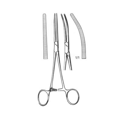 PEAN HEMOSTAT CURVED-STRAIGHT