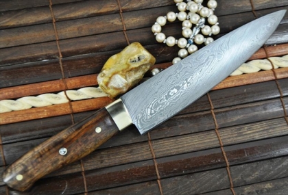 Custom Made Ches Knife Damascus Steel