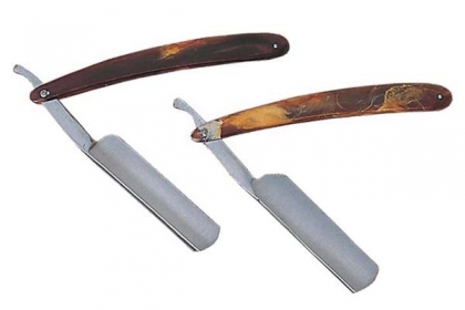 High Carbon Straight Shaving Razor Wood Handle