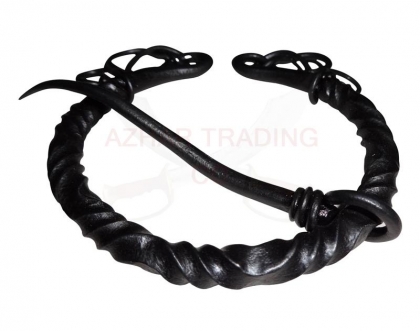 Hand Forged Twisted Ring Clasp