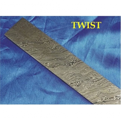 TWIST design Damascus steel construction