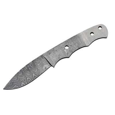 Damascus Skinner Knife Blade