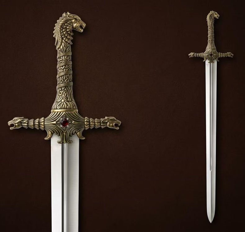 Oathkeeper Sword Replica – 38 Inch Carbon Steel Fantasy Blade