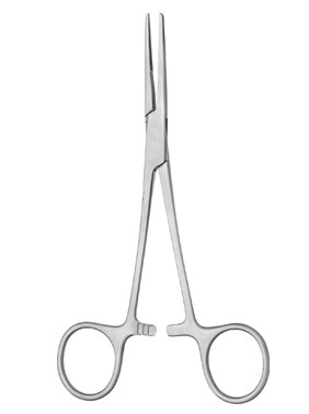 KELLY HEMOSTAT SERRATED CURVED-STRAIGHT
