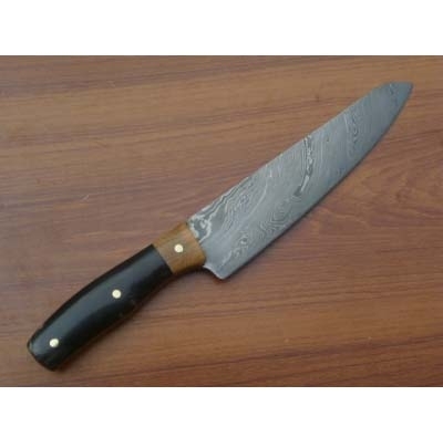 Damascus Chef Knife Wood Handle